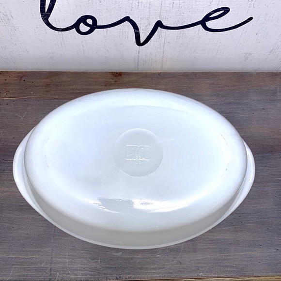 Vintage USA Glasbake casserole ovenware lid basket - Picture 6 of 16